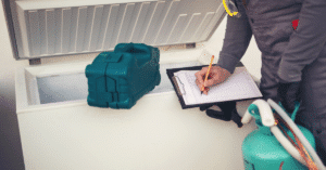 commercial chest freezer