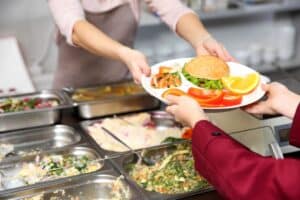 school cafeteria